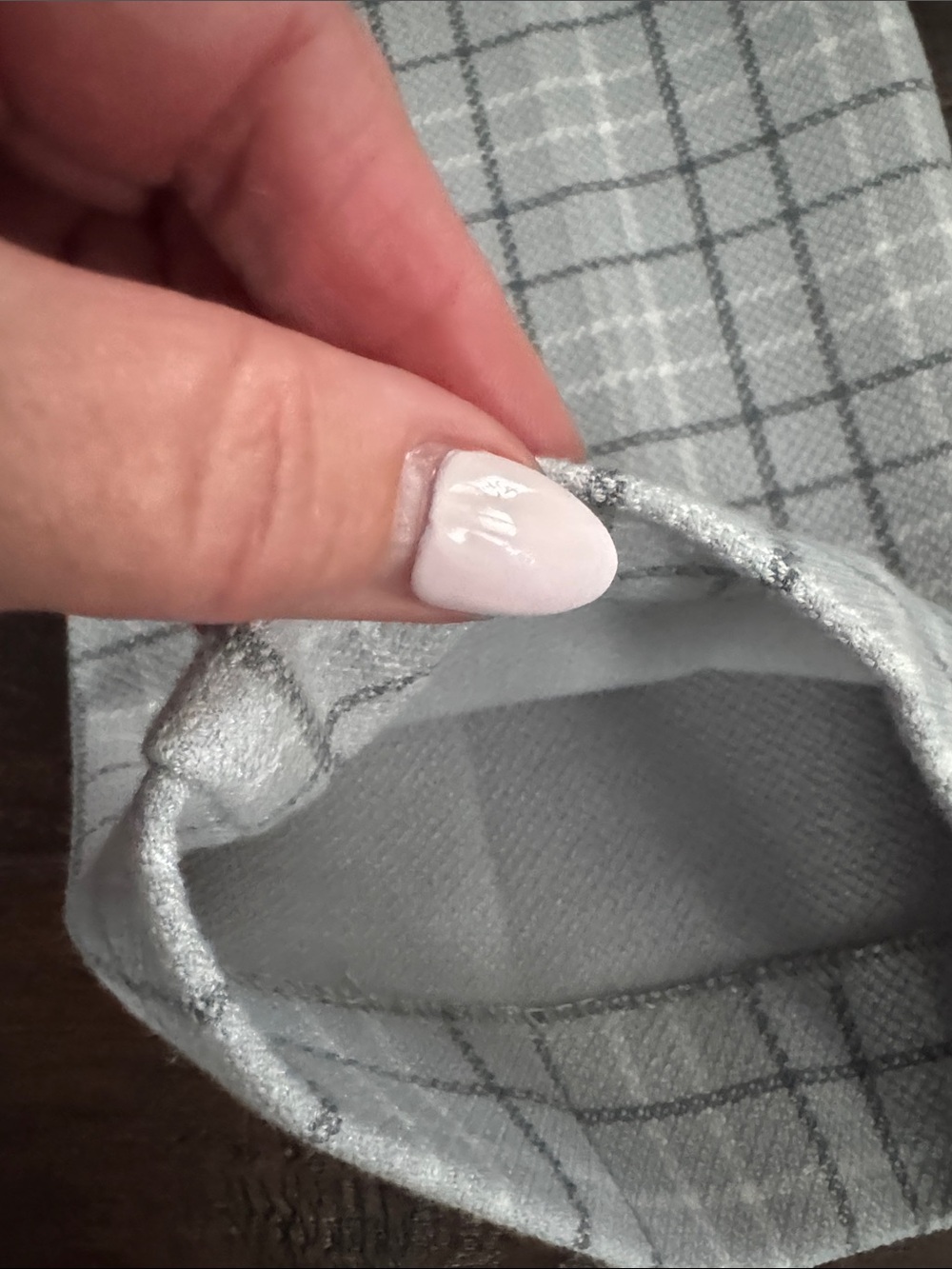 Ann Taylor Trouser 10 Petite Gray Plaid Cropped Dress Pants - Picture 4 of 8